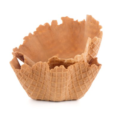 Gofret bardak closeup