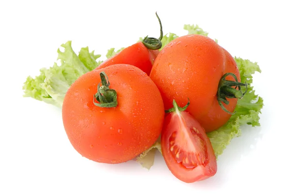 Fechar de tomates vermelhos — Fotografia de Stock