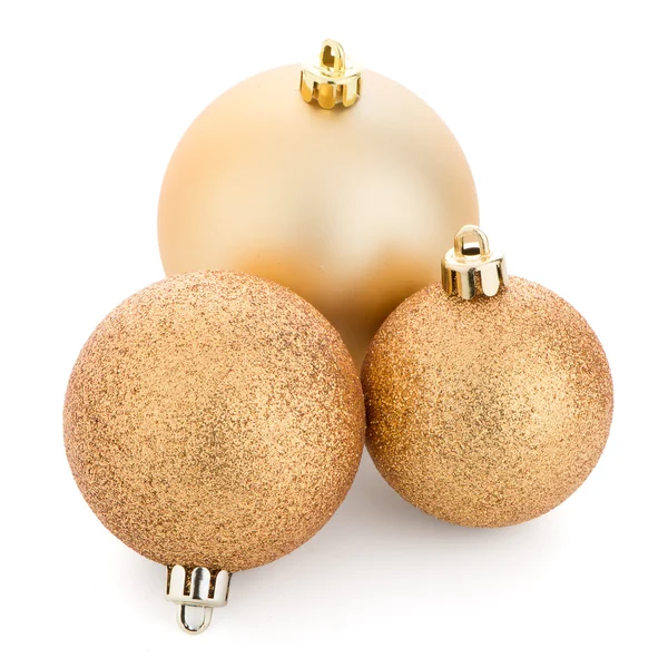 Closeup de bolas decorativas de Natal — Fotografia de Stock