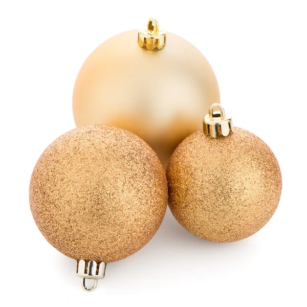 Closeup of Christmas decorative balls Royalty Free Stock Photos