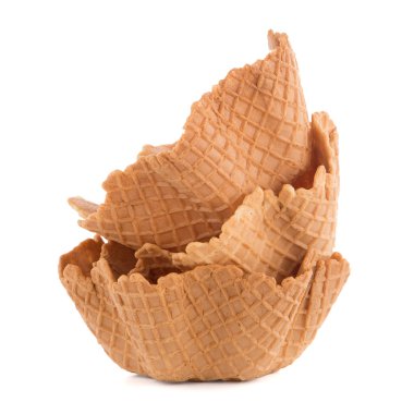 Gofret bardak closeup