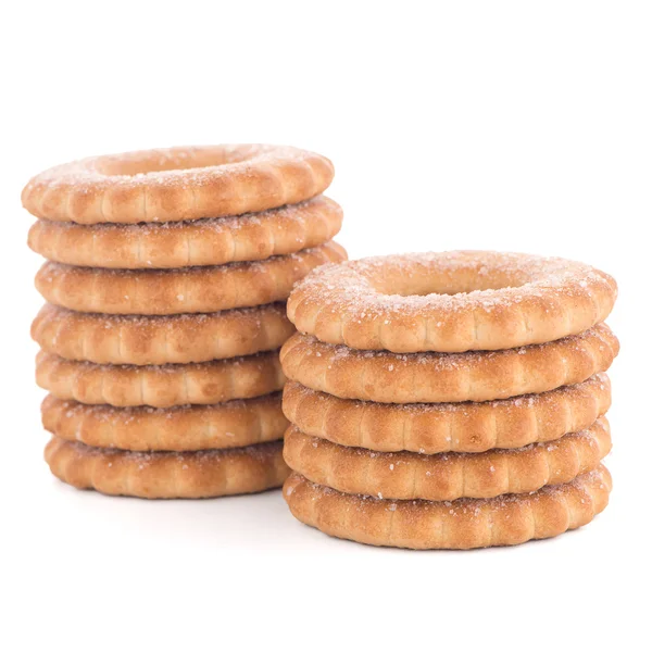 Closeup sušenky kroužky — Stock fotografie
