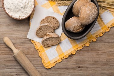 ekmek çavdar spikelets