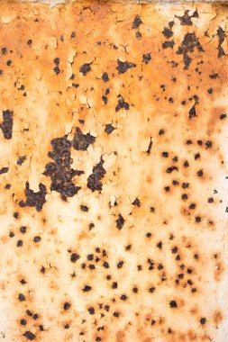 Closeup paslı metal