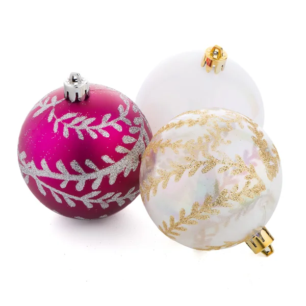 Karácsonyi dekorációs labdák — Stock Fotó