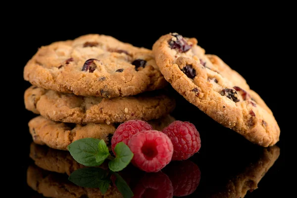Dried fruits chip cookies — Stock Photo, Image