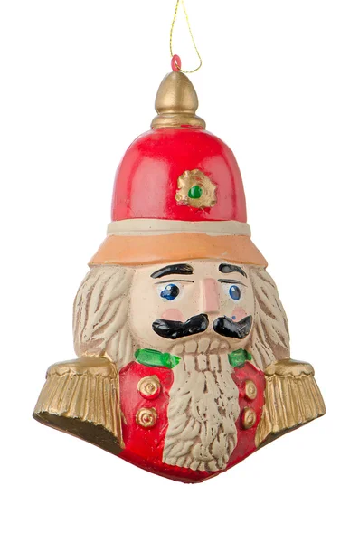 Red Christmas toy decoration — Stock Photo, Image