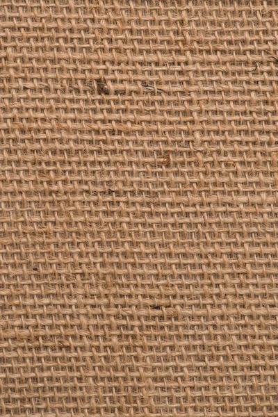 Closeup of burlap texture — Stock Photo, Image