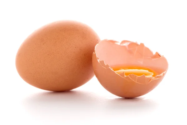 Çiğ yumurta beyaz izole — Stok fotoğraf