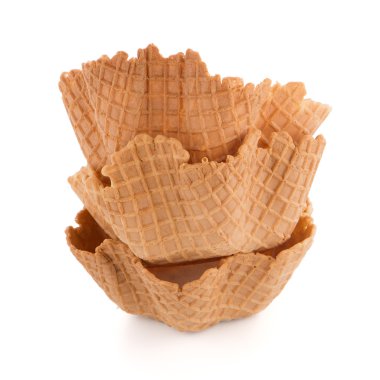 Gofret bardak closeup