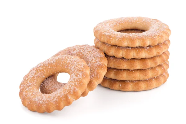 Close-up van ringen koekjes — Stockfoto