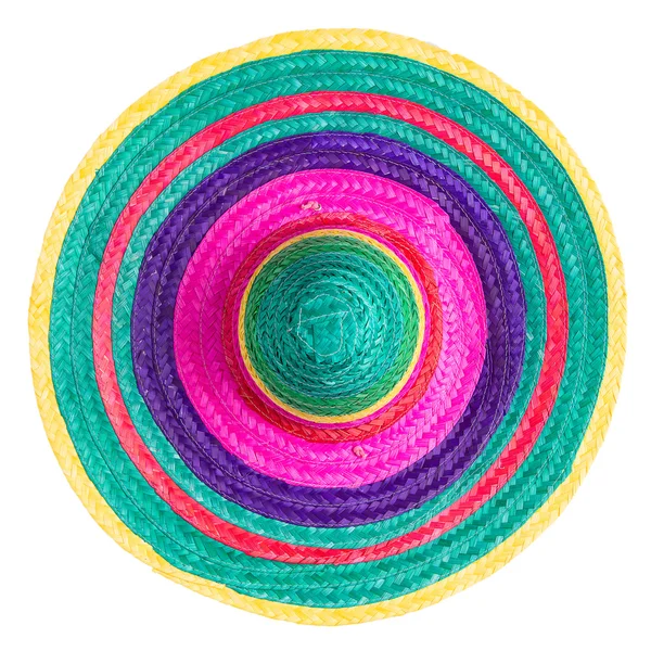Mexicaanse sombrero van stro — Stockfoto