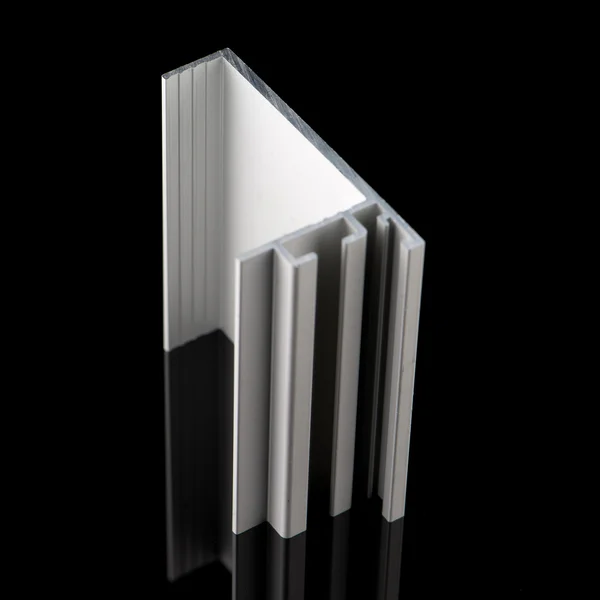 Aluminium profile sample — Stock Photo, Image