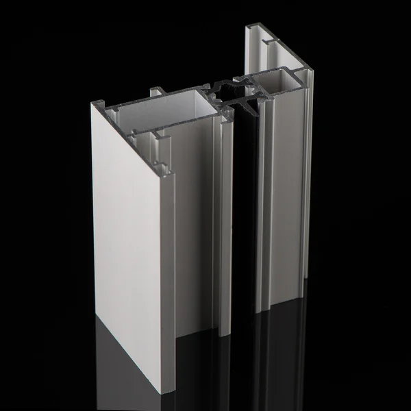 Sampel profil Aluminium — Stok Foto