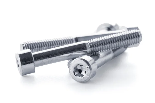 Hex head bolt screws thread — Stock Photo, Image