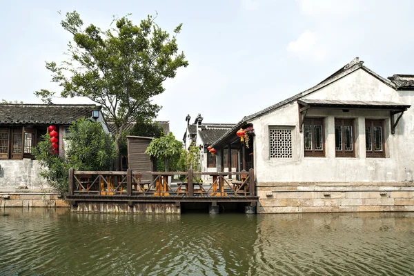 Chinês antiga paisagem da cidade — Fotografia de Stock