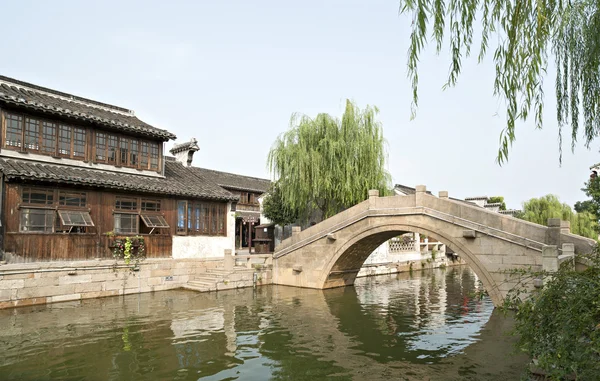 Chinês antiga paisagem da cidade — Fotografia de Stock