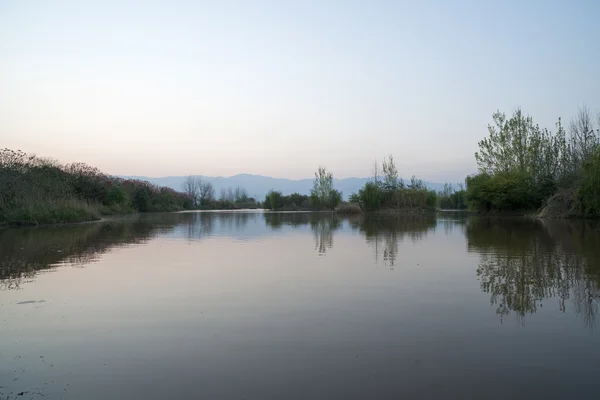 Surface tranquille du lac — Photo