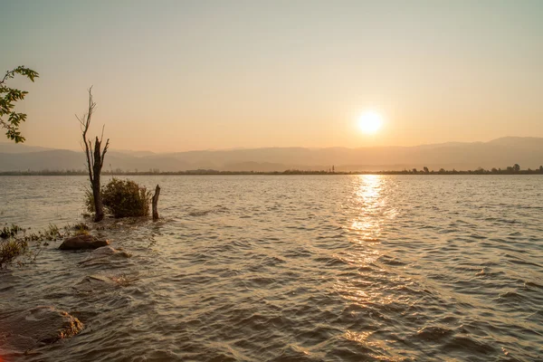 Tranquil lake surface — Stock Photo, Image