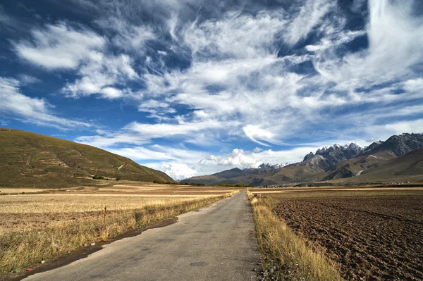 Il paesaggio degli altopiani — Foto Stock