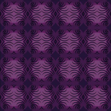 Mor Klasik soyut geometrik süsleme