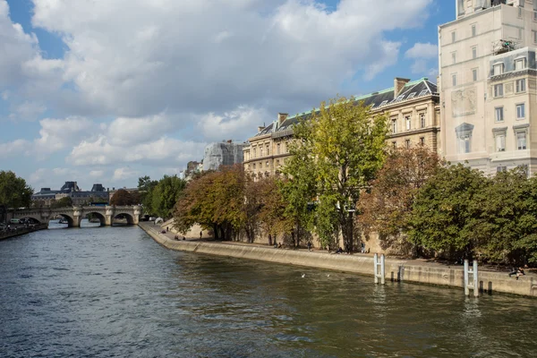 De rivier Seine Parijs — Stockfoto