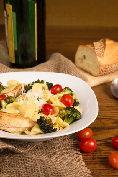 Italian Pasta Meal — Stock Photo, Image