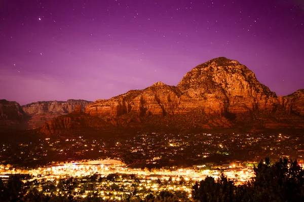 Noche de Sedona Arizona —  Fotos de Stock