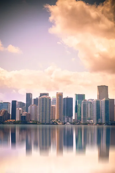 Miami florida zachód słońca — Zdjęcie stockowe