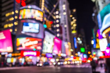 NYC Times Square bulanıklık