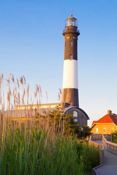 Farol da ilha de fogo Long Island — Fotografia de Stock