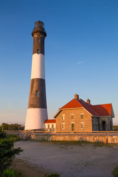 Farol da ilha de fogo Long Island — Fotografia de Stock