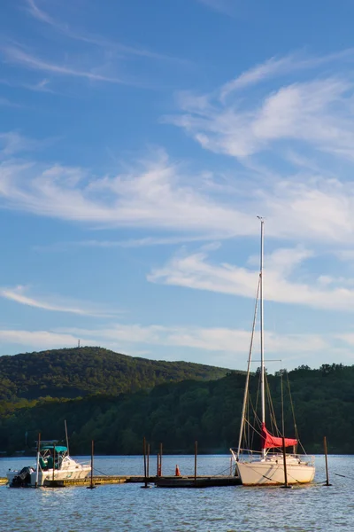 Bootfahren hudson river ny — Stockfoto