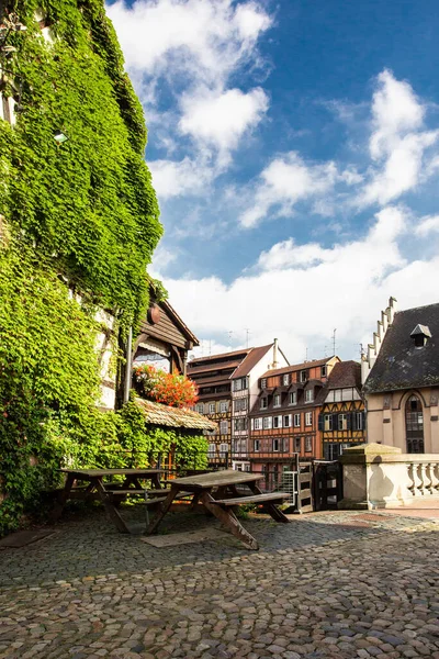 Vue Belle Ville Strasbourg France Avec Une Architecture Ancienne — Photo