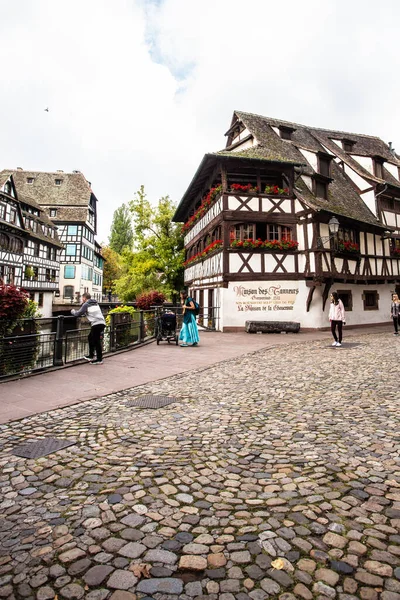 Strasbourg France Septembre 2018 Scène Vieille Ville Historique Strasbourg France — Photo