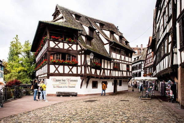 Strasbourg France Septembre 2018 Scène Vieille Ville Historique Strasbourg France — Photo