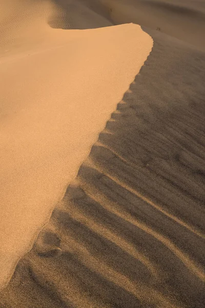 Patrones Olas Dunas Arena Con Ondas Vistas Desde Parque Nacional —  Fotos de Stock