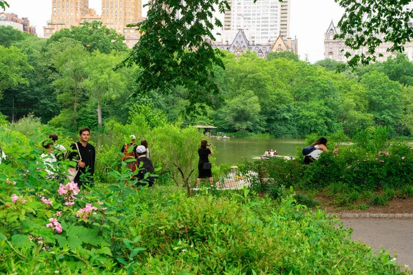 New York City June 2021 View Central Park Manhattan Saturday — Stock Photo, Image