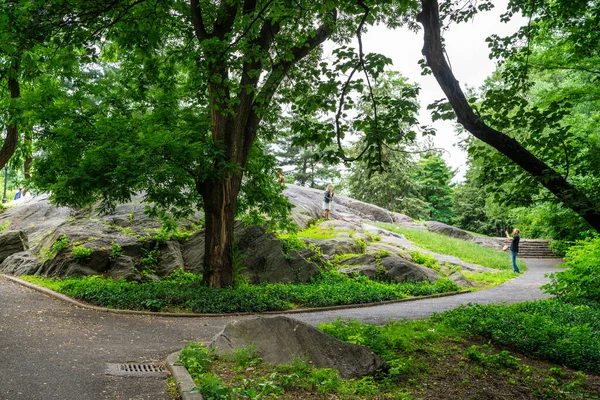 New York City Junho 2021 Vista Central Park Manhattan Uma — Fotografia de Stock