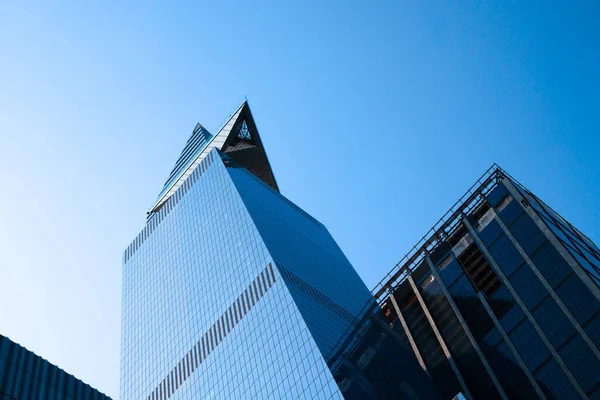 View Tourist Attraction Edge Observation Deck Building Hudson Yard New — Stock Photo, Image