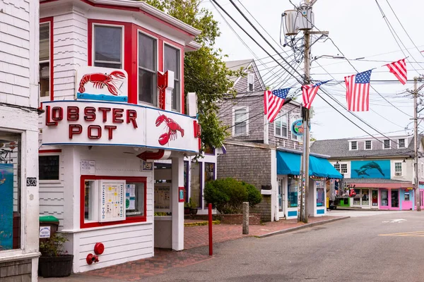 Provincetown Massachusetts États Unis Juillet 2020 Scène Rue Provincetown Sur — Photo