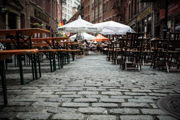 Stone Street Nova Iorque — Fotografia de Stock