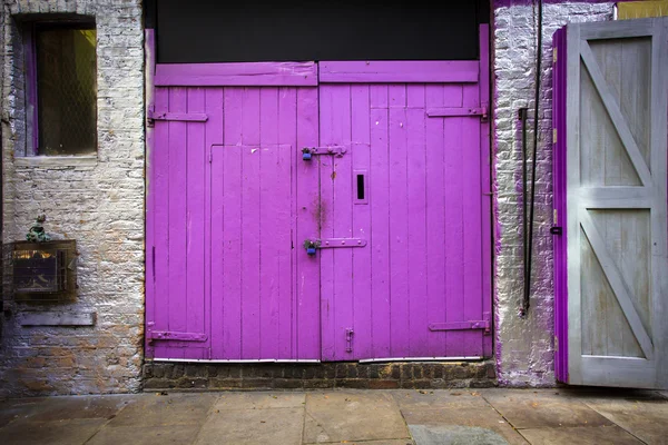 Purple Doors — Stock Photo, Image