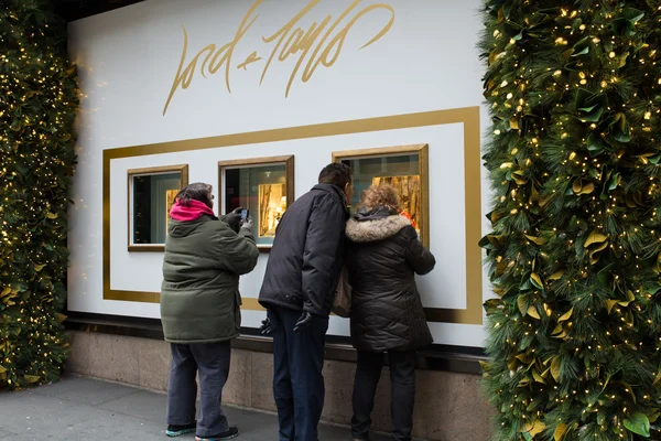 Lord & Taylor Christmas Windows — Stock Photo, Image