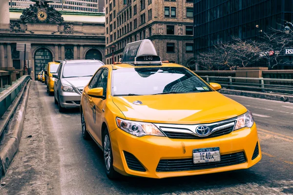New York gul Taxi — Stockfoto