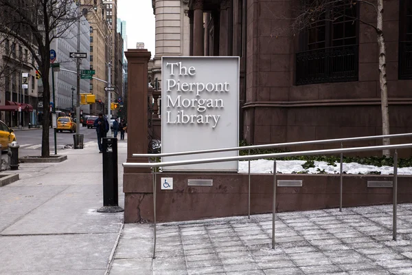 Pierpont Morgan Library Museum New York — Foto Stock