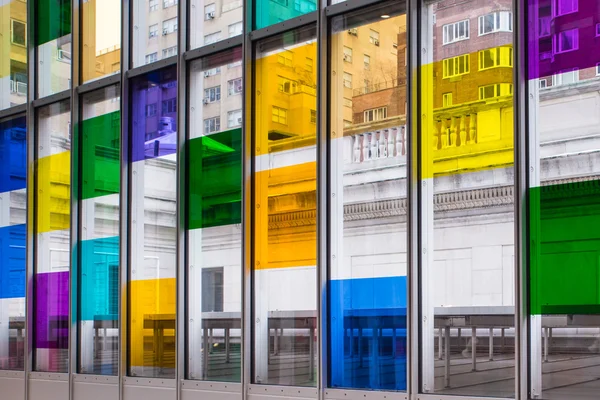 Färgglada windows — Stockfoto