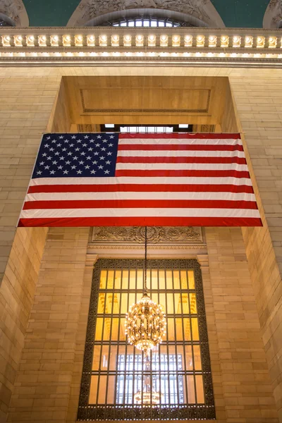 Flagge am Grand Central — Stockfoto
