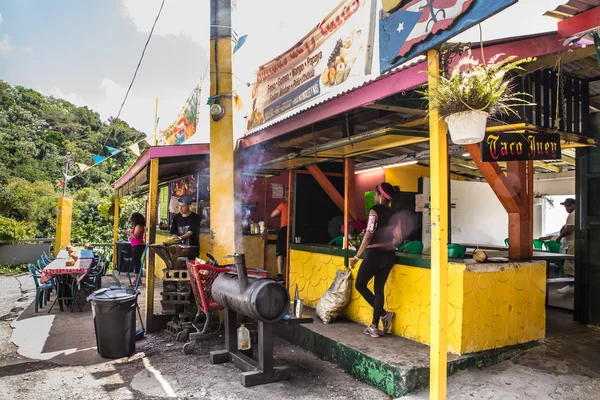 Żywności stoisko El Yunque Rainforest Puerto Rico — Zdjęcie stockowe