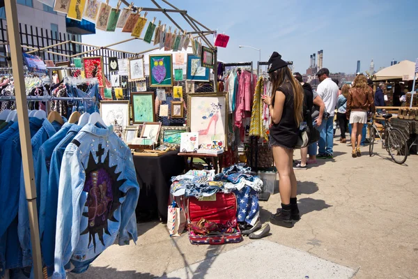Brooklyn bit pazarı Nyc — Stok fotoğraf